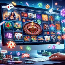 Dashboard kategori permainan dengan pilihan olahraga dan casino